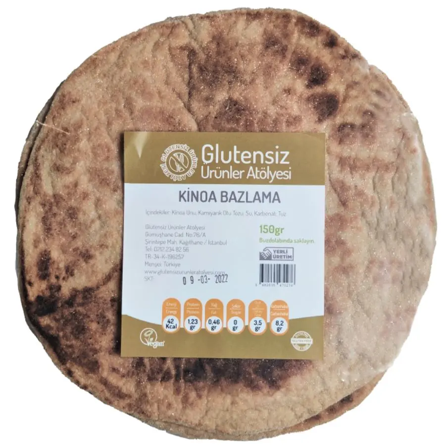 Glutensiz Ürünler Atölyesi - GUA Kinoa Bazlama (2 adet)