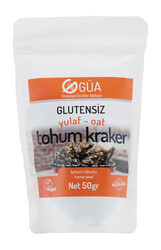 Glutensiz Ürünler Atölyesi - GUA Tohum Kraker - Yulaflı 50g