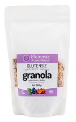 Glutensiz Ürünler Atölyesi - GUA Yulaf Granola - Yaban Mersini, Badem 300g